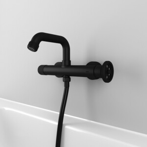 Смеситель для ванны IDDIS Grange черный (GRABLR2i02WA)