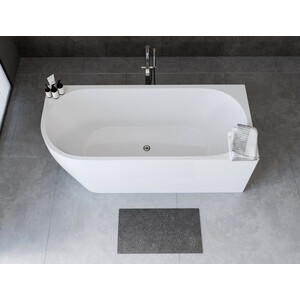 Акриловая ванна Aquanet Elegant B 180х80 белая Gloss Finish (260049)