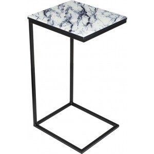 Woodville Геркулес белый мрамор стол журнальный мебелик агами голд белый мрамор