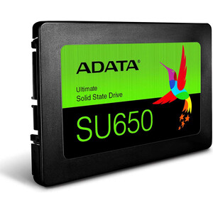 SSD накопитель ADATA 480GB Ultimate SU650, 2.5", SATA III, [R/W - 520/450 MB/s] 3D-NAND TLC