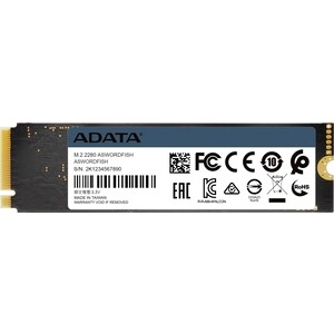 SSD накопитель ADATA 500Gb Swordfish, M.2 2280, PCI-E 3x4, [R/W - 1800/1200 MB/s] 3D-NAND TLC