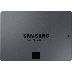 SSD накопитель Samsung 1TB 870 QVO, V-NAND, 2.5'', SATA III, [R/W - 520/550 MB/s]