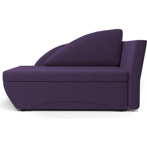 Кушетка Шарм-Дизайн Трио правый рогожка фиолетовый