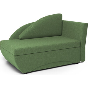 Кушетка Шарм-Дизайн Трио правый рогожка зеленый кровать шарм дизайн классика 100 рогожка зеленый