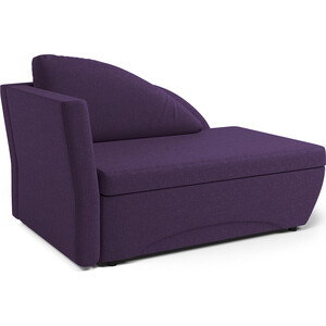 Кушетка Шарм-Дизайн Трио левый рогожка фиолетовый