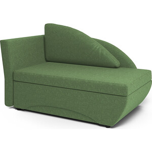 Кушетка Шарм-Дизайн Трио левый рогожка зеленый кровать шарм дизайн классика 100 рогожка зеленый