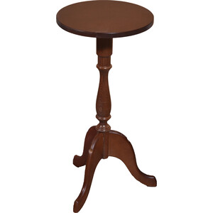 Подставка для цветов Мебелик П2 напольная, средне-коричневый (П0003505) стол сервировочный мебелик бридж средне коричневый п0001996