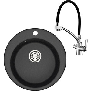 

Кухонная мойка и смеситель Glanz J-030-32 антрацит, матовая (J-030-32, LM3070C), J-030-32 антрацит, матовая (J-030-32, LM3070C)