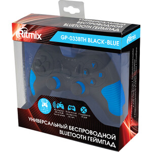 Геймпад Ritmix GP-033BTH Black/Blue