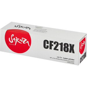 Картридж Sakura CF218X черный, 5000 к.