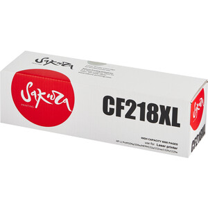 Картридж Sakura CF218XL черный, 6000 к.