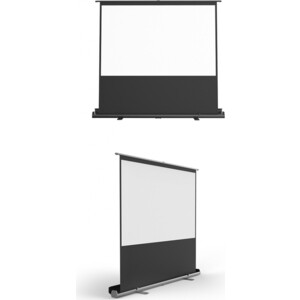 Экран для проектора S'OK Cinema SCPSF-203x152 100'' 4:3 переносной, напольный, ручной, черный корпус