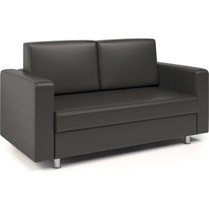 Диван офисный Шарм-Дизайн Бит с подушками коричневый диван кровать шарм дизайн мелодия 120 корфу коричневый и экокожа беж