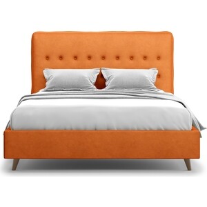 Кровать Агат Bergamo 140 Lux Velutto 27 кровать чердак с полками капризун капризун 1 р432 п оранжевый