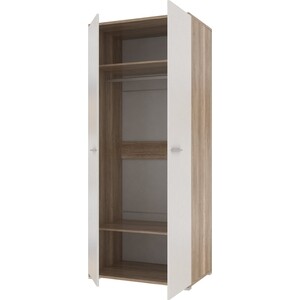 Шкаф для одежды Это мебель Лейла ПМ-259.01 белый глянец/дуб каньон светлый