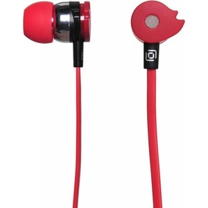 Наушники Oklick HP-S-210 1.2м красный проводные в ушной раковине (D1-1) вставные наушники anker soundcore sport x10 a3961 red красный