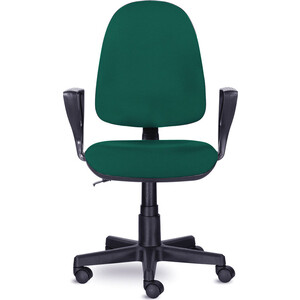 Кресло офисное Brabix Prestige Ergo MG-311 регулируемая эргономичная спинка, ткань зеленое С-34 (532421)