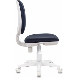 Кресло офисное Brabix Fancy MG-201W без подлокотников, пластик белый серое TW-12 (532412)