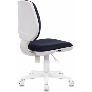 Кресло офисное Brabix Fancy MG-201W без подлокотников, пластик белый серое TW-12 (532412)