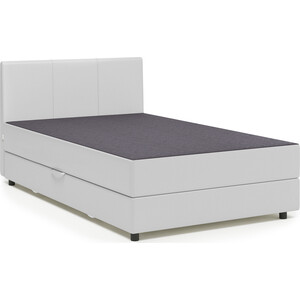 Тахта Шарм-Дизайн Классика 90 серая рогожка и белая экокожа кровать шарм дизайн классика 100 рогожка серый