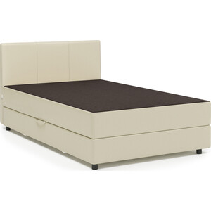Кровать Шарм-Дизайн Классика 100 рогожка шоколад и экокожа беж кровать шарм дизайн классика 100 рогожка зеленый