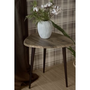 Стол журнальный Мебелик BeautyStyle 7 дуб крымский состаренный, венге (П0004560) скамья для прихожей мебелик с подлокотниками массив каркас венге п0005677
