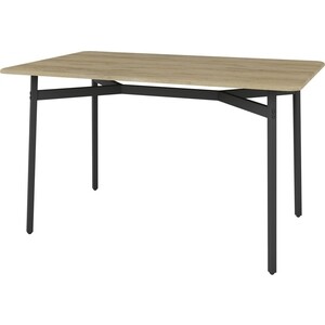 Стол обеденный Мебелик Кросс дуб сонома обеденный стол орфей 6 996 × 666 × 755 мм cтекло металл белый агава