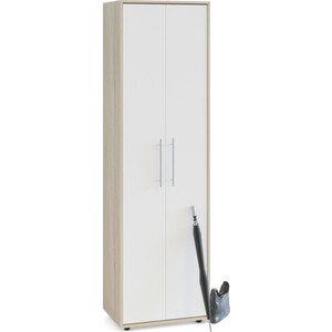 Шкаф для одежды СОКОЛ ШО-1 дуб сонома/белый отпариватель для одежды hyundai h us02259 белый золотистый