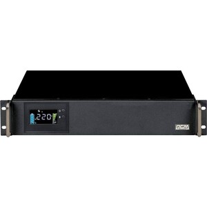 ИБП PowerCom King Pro RM KIN-1200AP LCD 720Вт 1200ВА черный powercom tca 1200