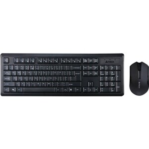 Комплект клавиатура и мышь A4Tech V-Track 4200N клав-черный мышь-черный USB беспроводная Multimedia комплект клавиатура и мышь a4tech fstyler f1010 клав оранжевый мышь оранжевый usb multimedia