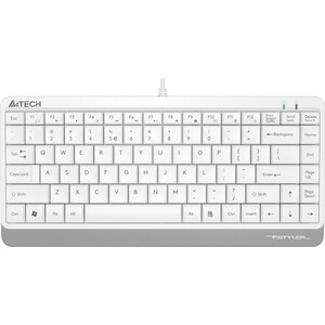 Клавиатура A4Tech Fstyler FK11 белый USB slim клавиатура defender 1 hb 420 ru проводная мембранная 107 клавиш usb 1 5 м черная