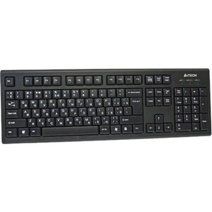 Клавиатура A4Tech KR-85 черный USB клавиатура defender 1 hb 420 ru проводная мембранная 107 клавиш usb 1 5 м черная