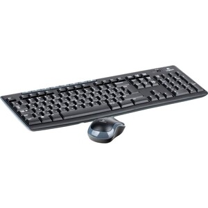 Комплект клавиатура и мышь Logitech MK270 black (USB, 112+8 клавиш, Multimedia) (920-004518) клавиатура defender 1 hb 420 ru проводная мембранная 107 клавиш usb 1 5 м черная