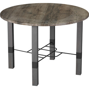 Стол журнальный Мебелик Лючия 3102 серый бетон, серый, дуб крымский состаренный (П0004584)