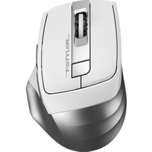 Мышь A4Tech Fstyler FB35 белый/серый оптическая (2000dpi) беспроводная BT/Radio USB (6but) настольный компьютер personal pc box w 11 белый box w 11