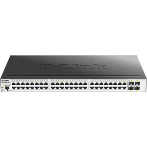 Коммутатор D-Link DGS-3000-52L/B1A 48G 4SFP управляемый коммутатор tp link 5 port desktop 10g unmanaged switch