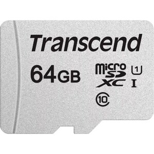 Карта памяти Transcend microSDXC 64Gb Class10 TS64GUSD300S w/o adapter