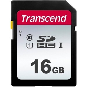 Transcend SDHC 16Gb Class10 w/o adapter (TS16GSDC300S)