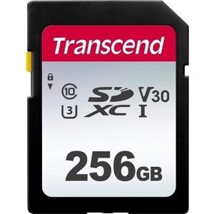 Карта памяти Transcend SDXC 256Gb Class10 TS256GSDC300S w/o adapter карта памяти transcend micro sdxc 128gb 330s uhs i u3 v30 a2 adp 100 85 mb s