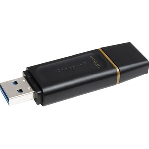 Флеш-диск Kingston 128Gb DataTraveler Exodia DTX/128GB USB3.1 черный/желтый флеш диск kingston 32gb datatraveler kyson dtkn 32gb usb3 1 серебристый