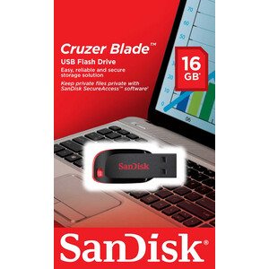 Флеш-диск Sandisk 16Gb Cruzer Blade SDCZ50-016G-B35 USB2.0 черный