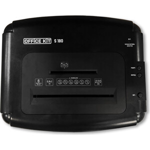 Шредер Office Kit S180 (0,8х1) черный