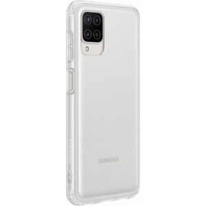 Чехол (клип-кейс) Samsung для Samsung Galaxy A12 Soft Clear Cover прозрачный (EF-QA125TTEGRU) чехол musthavecase для samsung galaxy a03s голова давида граффити прозрачный
