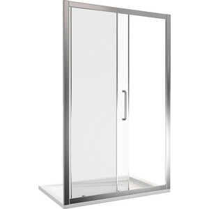 Душевая дверь Good Door Neo WTW-140-C-CH 140х185 прозрачная, хром (НЕ00007)