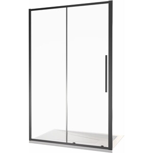 Душевая дверь Good Door Idea WTW-110-C-B 110х195 прозрачная, черный (ИД00008)
