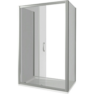 Боковая стенка Good Door Latte SP-80-C-WE 80х185 прозрачная, хром матовый (ЛА00012)