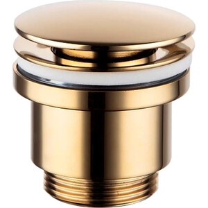 Донный клапан Lemark Click-clack 5/4'' универсальный золото (LM8500G) автоматический сливной клапан unipump для скважины 1 24340u