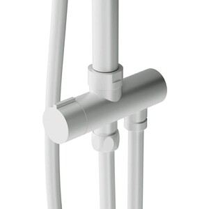 Душевая система Am.Pm X-Joy со смесителем и верхним душем, белый (F43885A24)