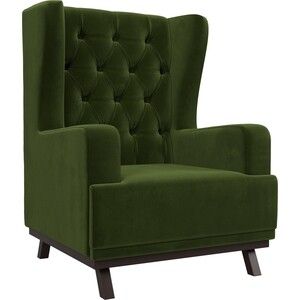 Кресло АртМебель Джон Люкс микровельвет зеленый сверхъестественное с ветерком пассарелла джон