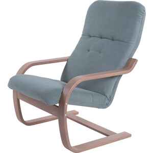 Кресло Мебелик Сайма ткань минт, каркас шимо (П0004566) кресло качалка мебелик сайма экокожа шоколад каркас венге структура п0004568
